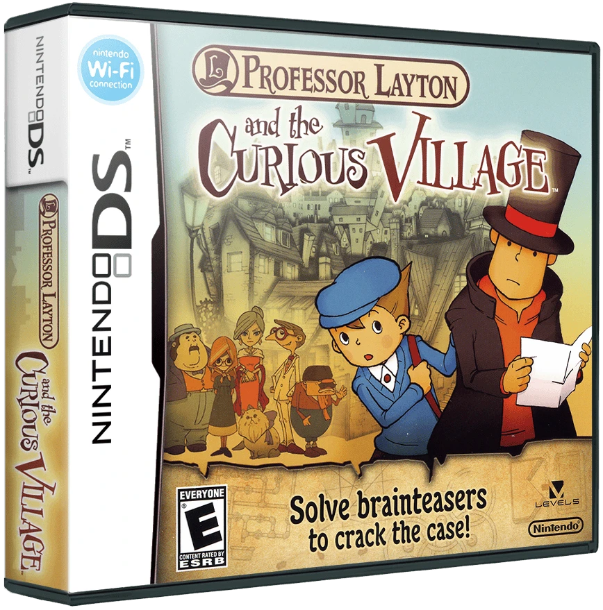 Professor Layton and the Curious Village box art