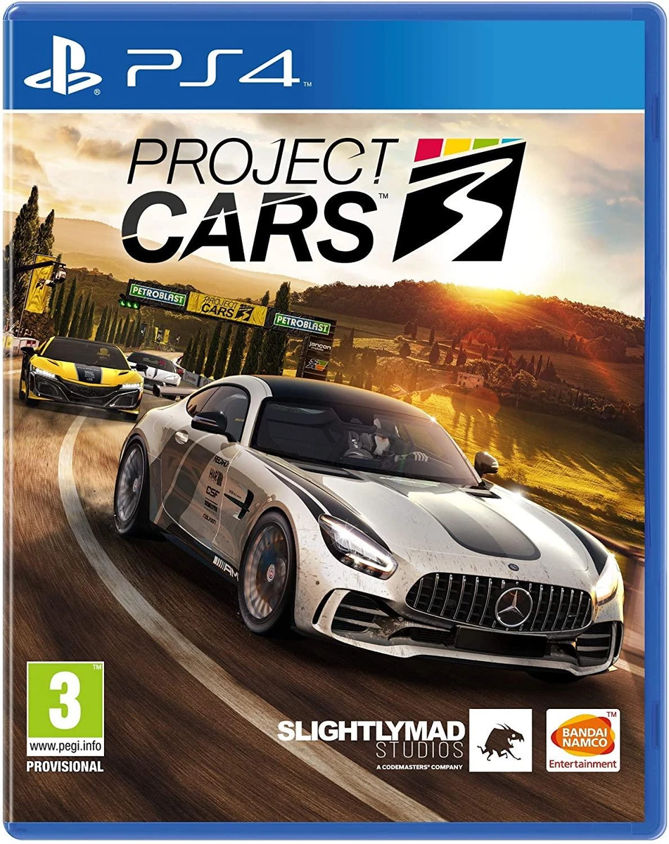 Project Cars 3 box art