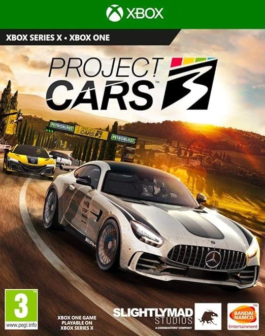 Project Cars 3 box art