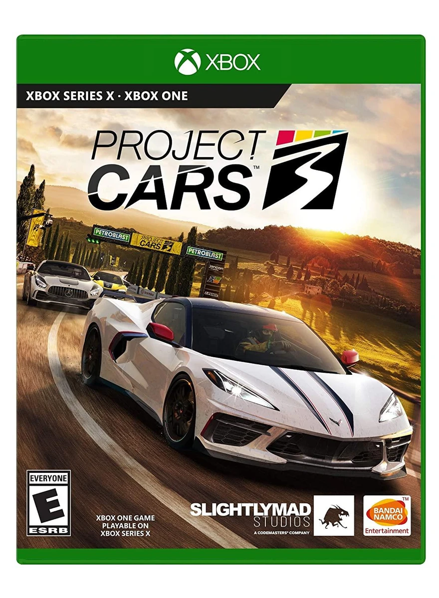 Project Cars 3 box art