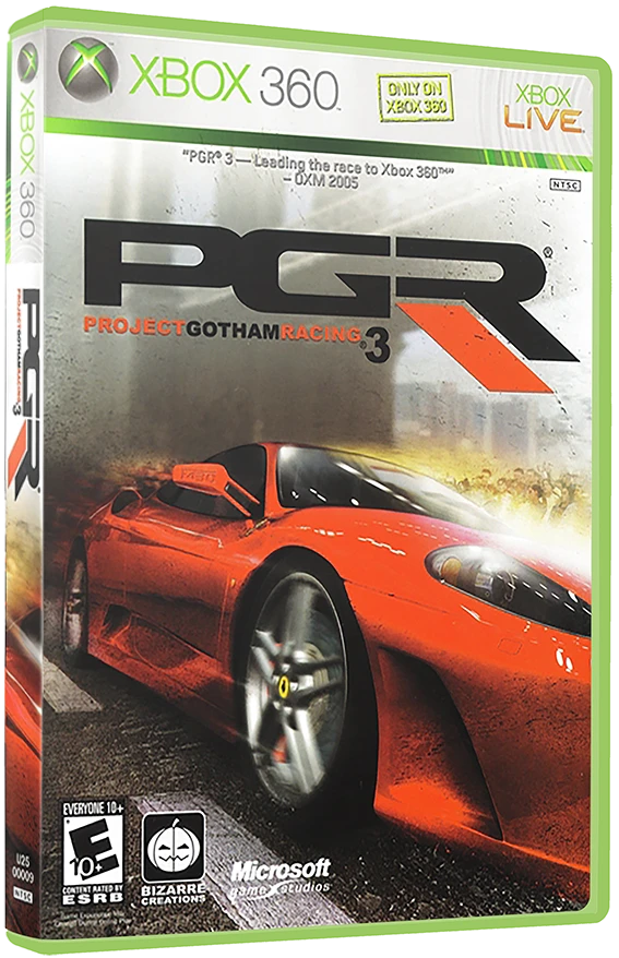 Project Gotham Racing 3 box art