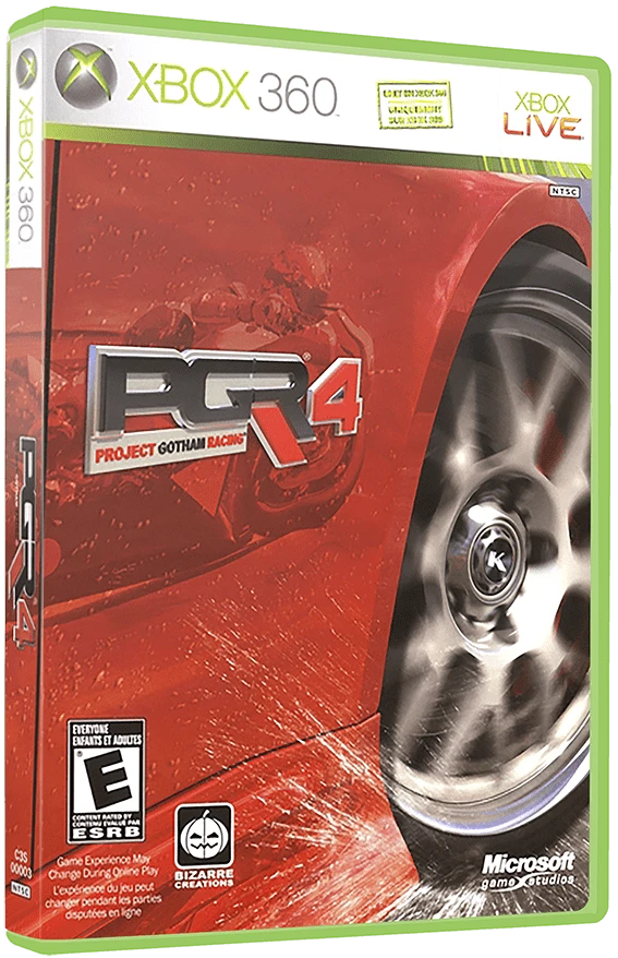 Project Gotham Racing 4 box art