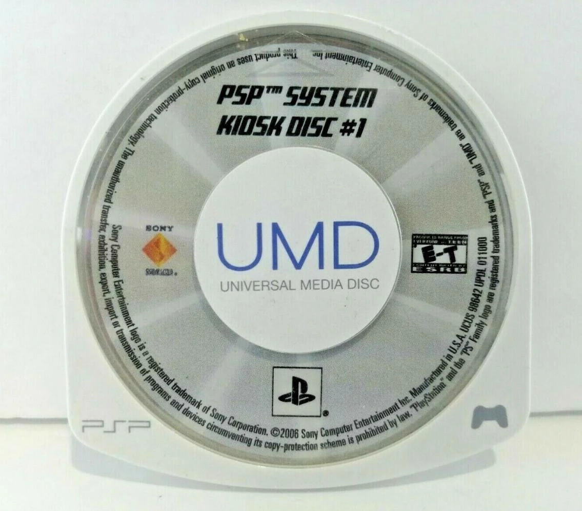 PSP System Kiosk Disc #1 box art