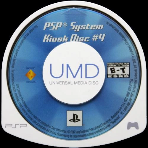 PSP System Kiosk Disc 4 box art