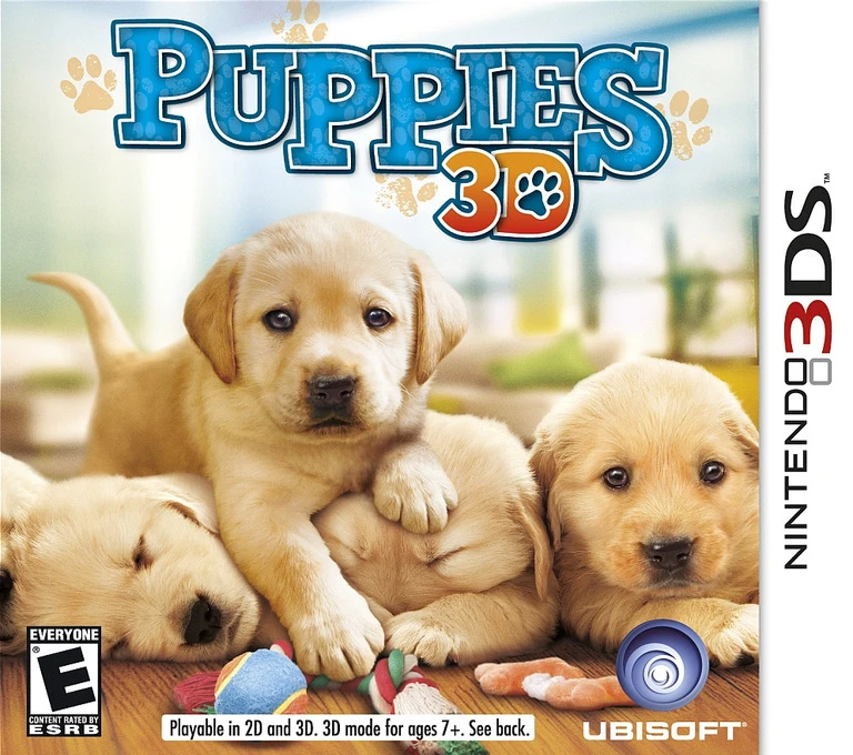 Puppies World 3D box art
