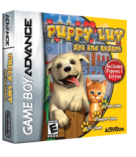 Puppy Luv Spa and Resort box art