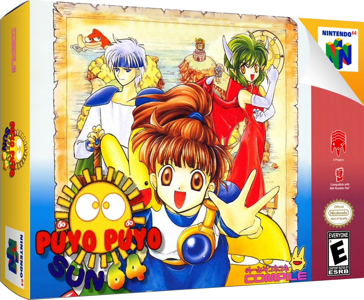 Puyo Puyo Sun 64 box art
