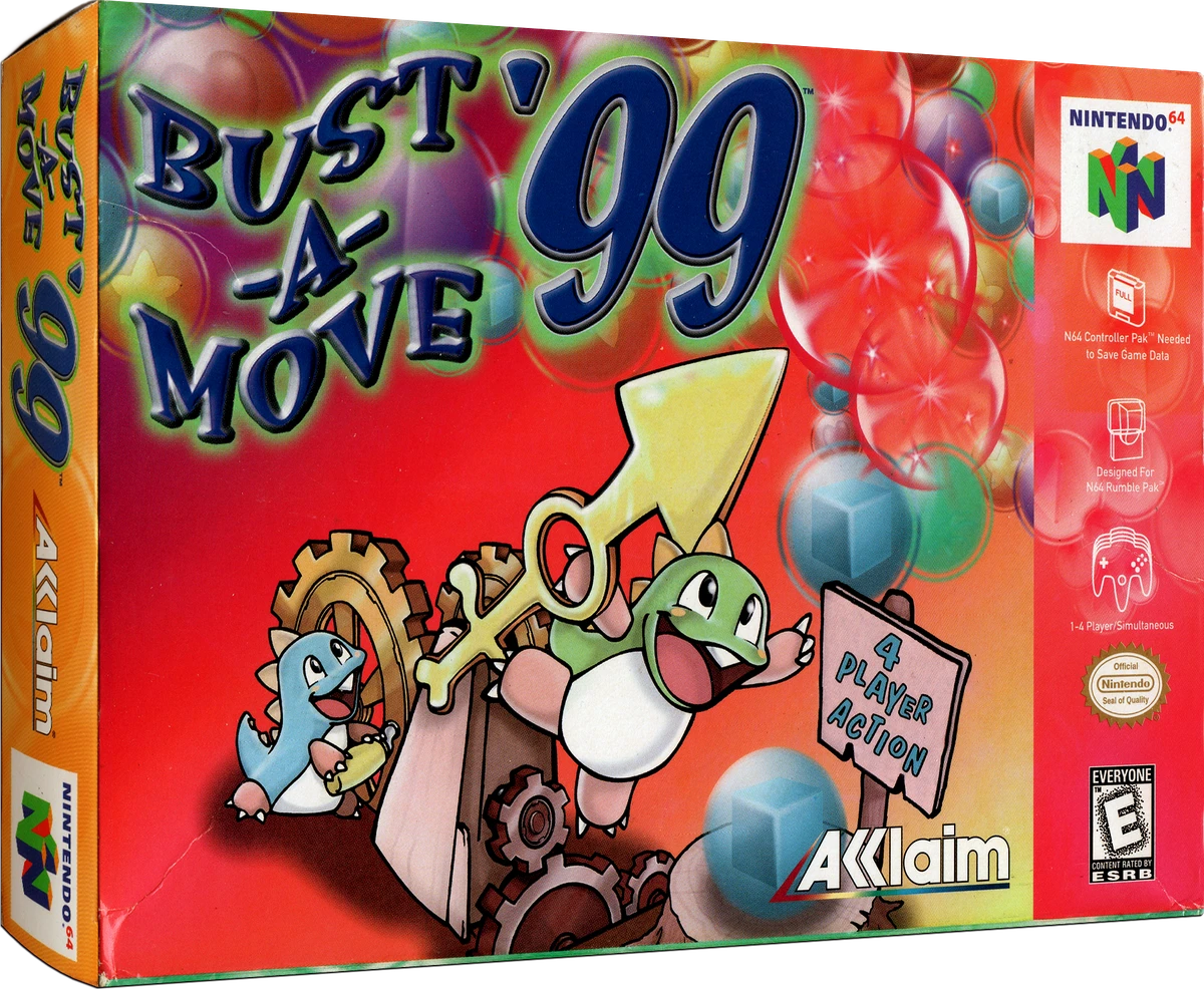 Puzzle Bobble 64 box art