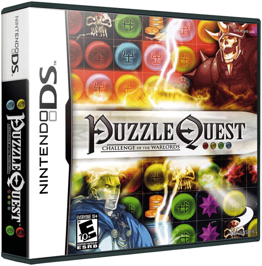 Puzzle Quest Challenge of the Warlords box art