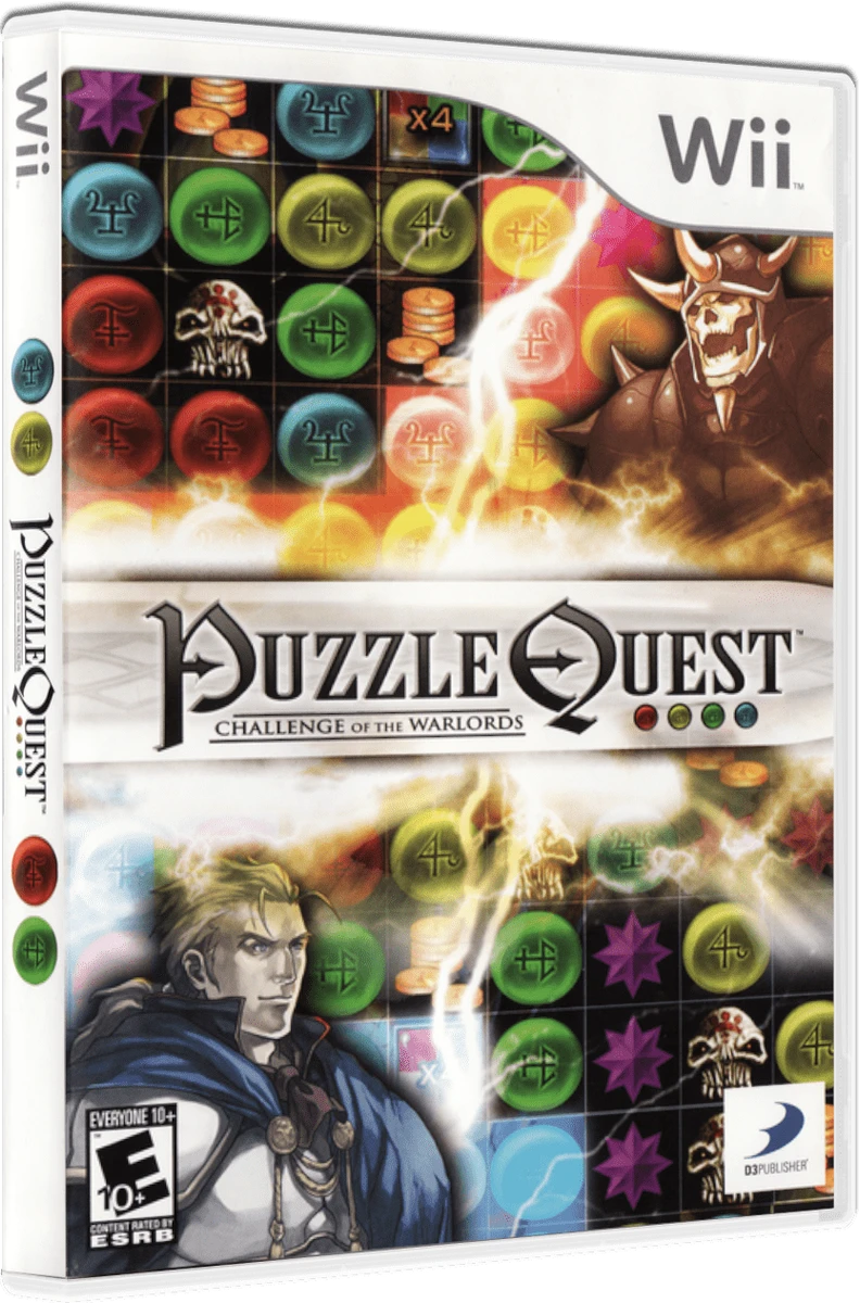 Puzzle Quest Challenge of the Warlords box art