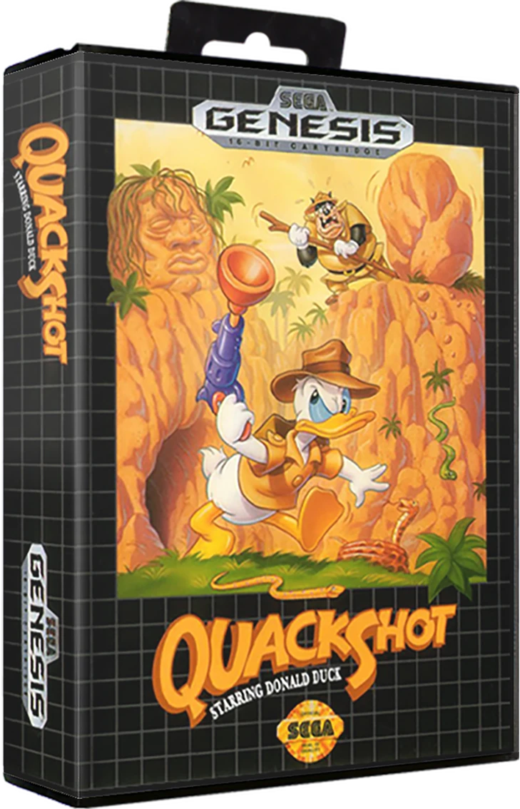 Quackshot starring Donald Duck box art