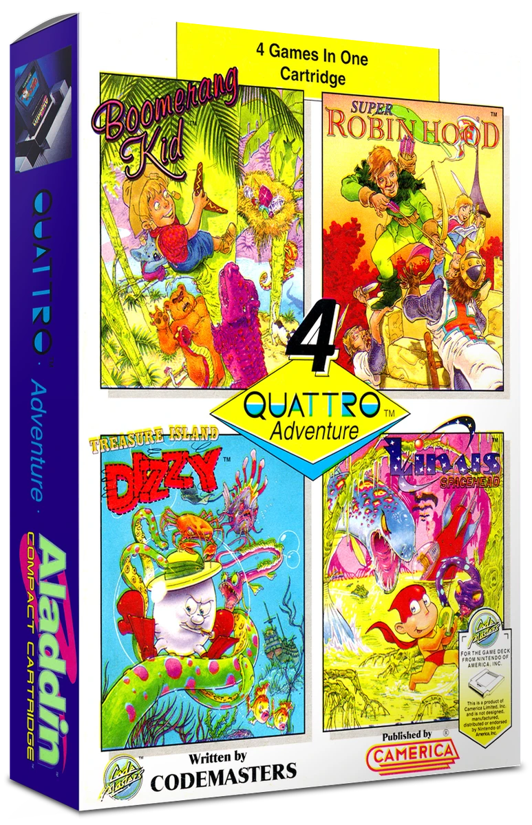 Quattro Adventure box art