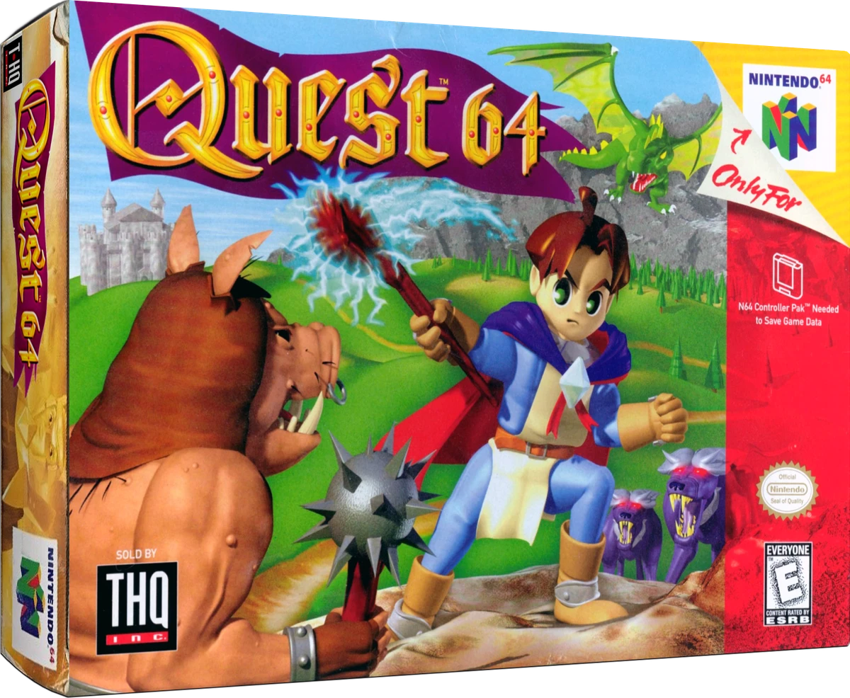 Quest 64 box art