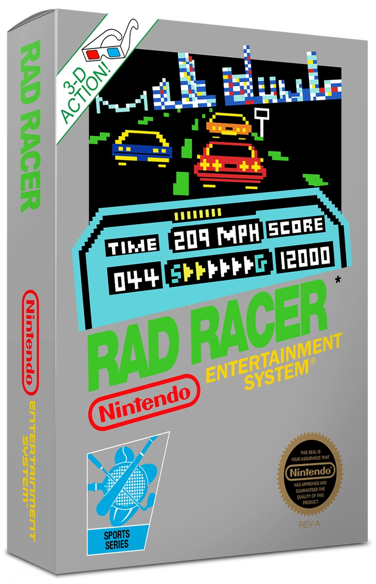 Rad Racer box art