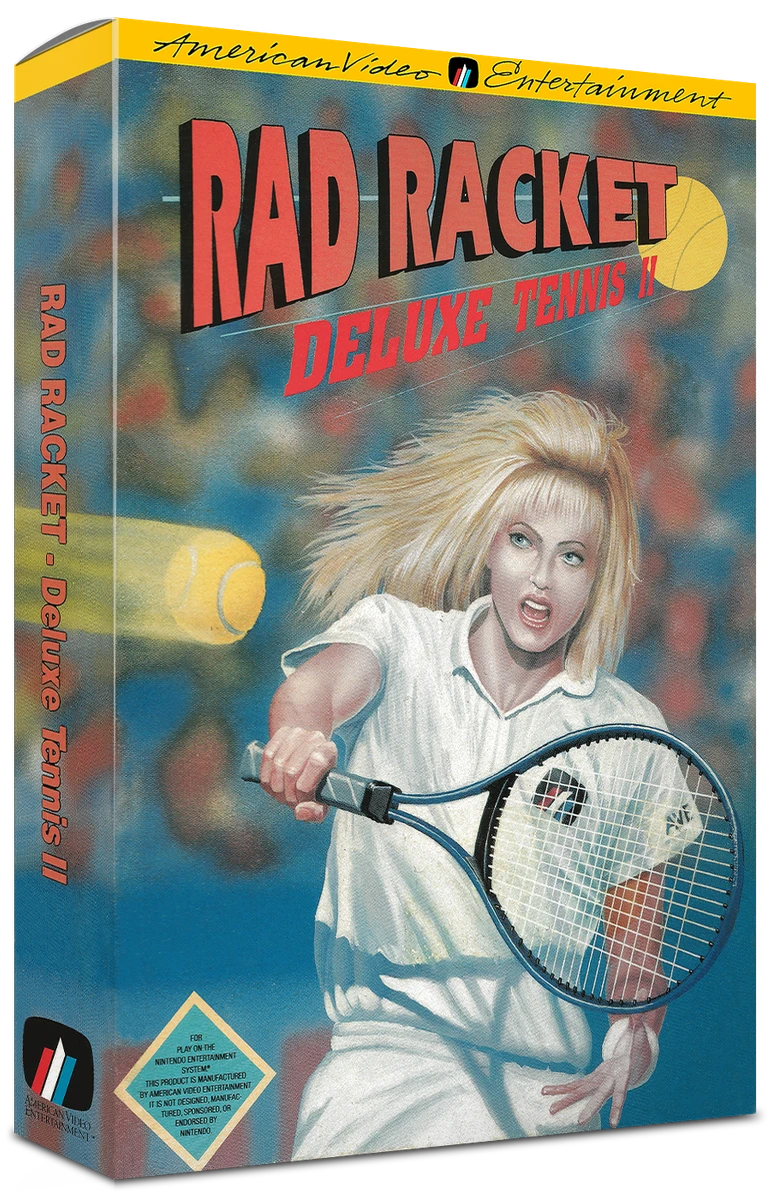 Rad Racket: Deluxe Tennis II box art