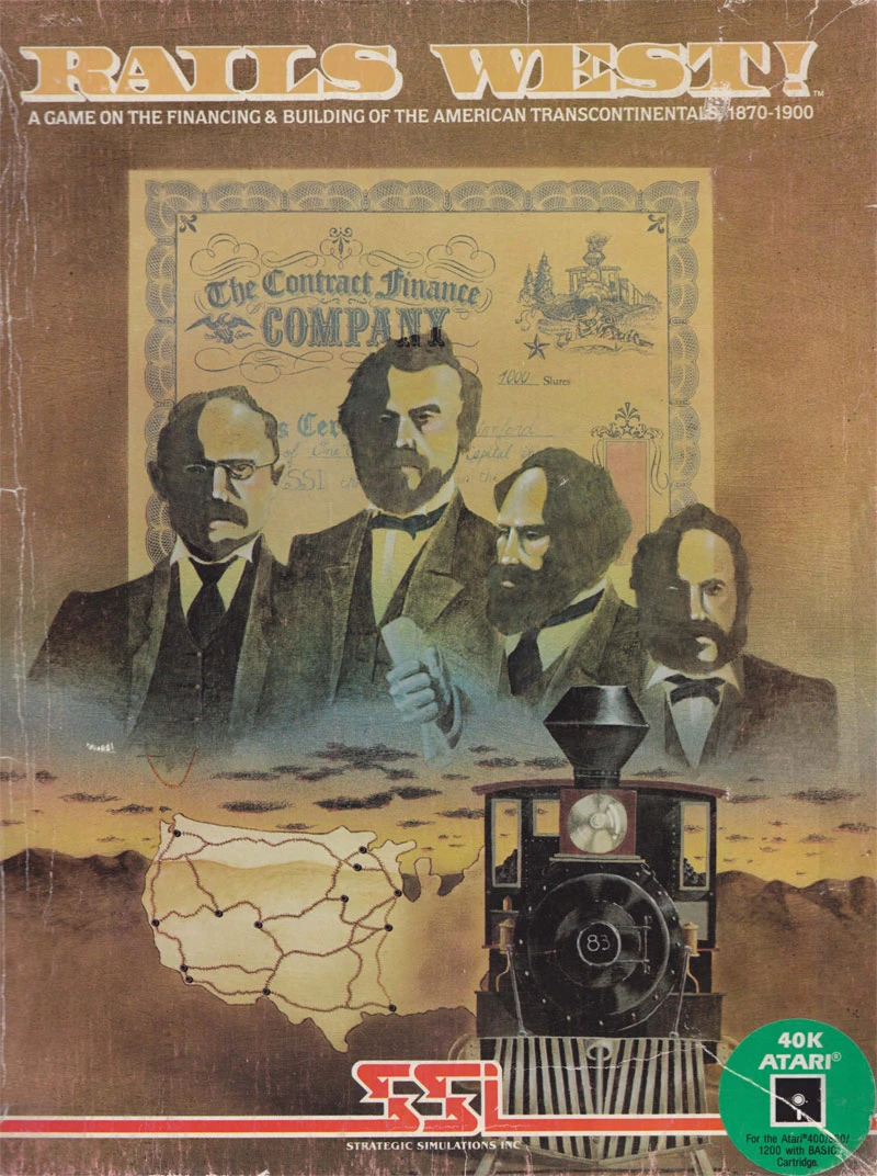 Rails West box art