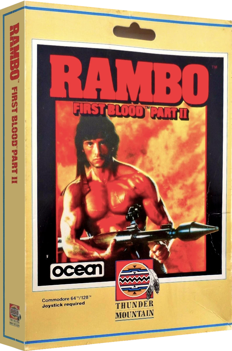 Rambo: First Blood Part II [Cassette] box art