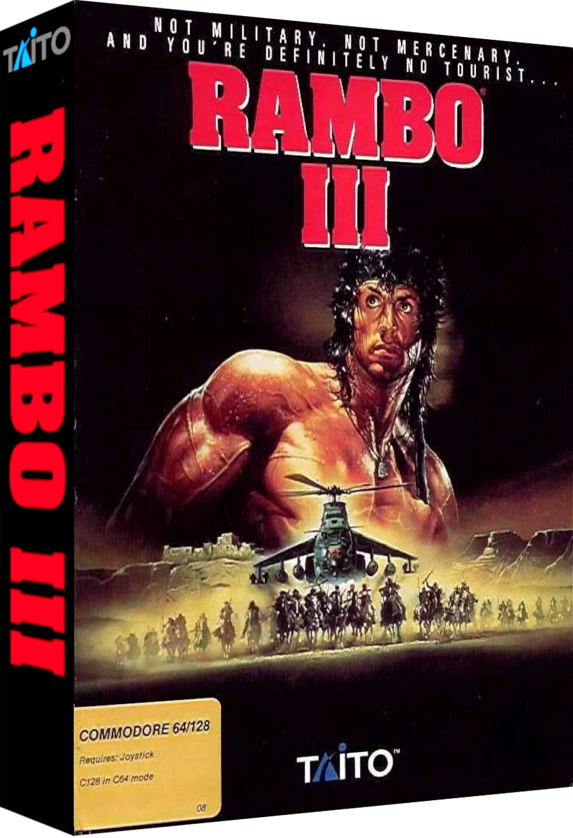 Rambo III [Cassette] box art