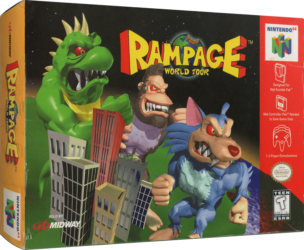 Rampage World Tour box art