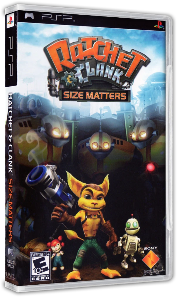 Ratchet & Clank Size Matters box art