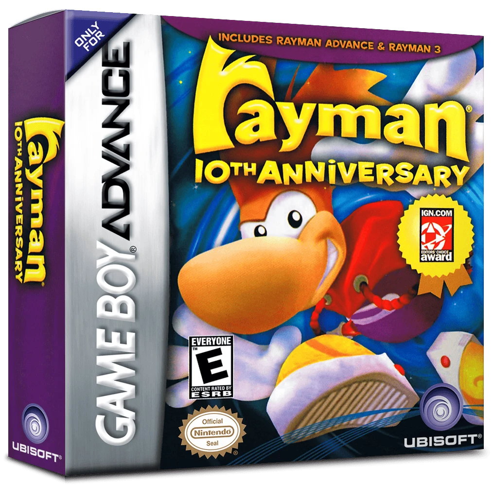 Rayman 10th Anniversary box art