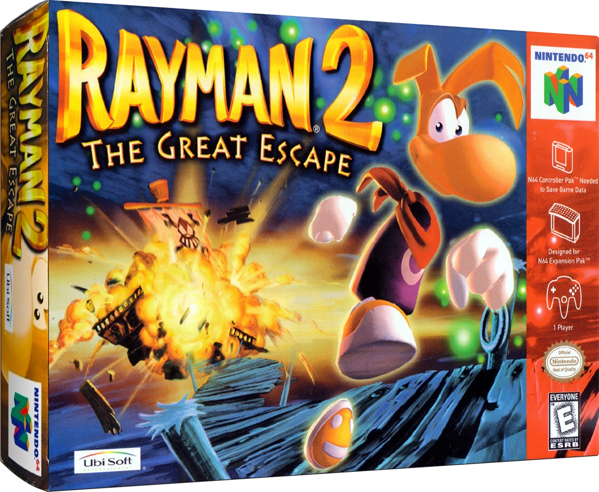 Rayman 2 The Great Escape box art