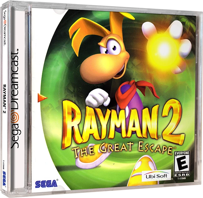 Rayman 2 The Great Escape box art