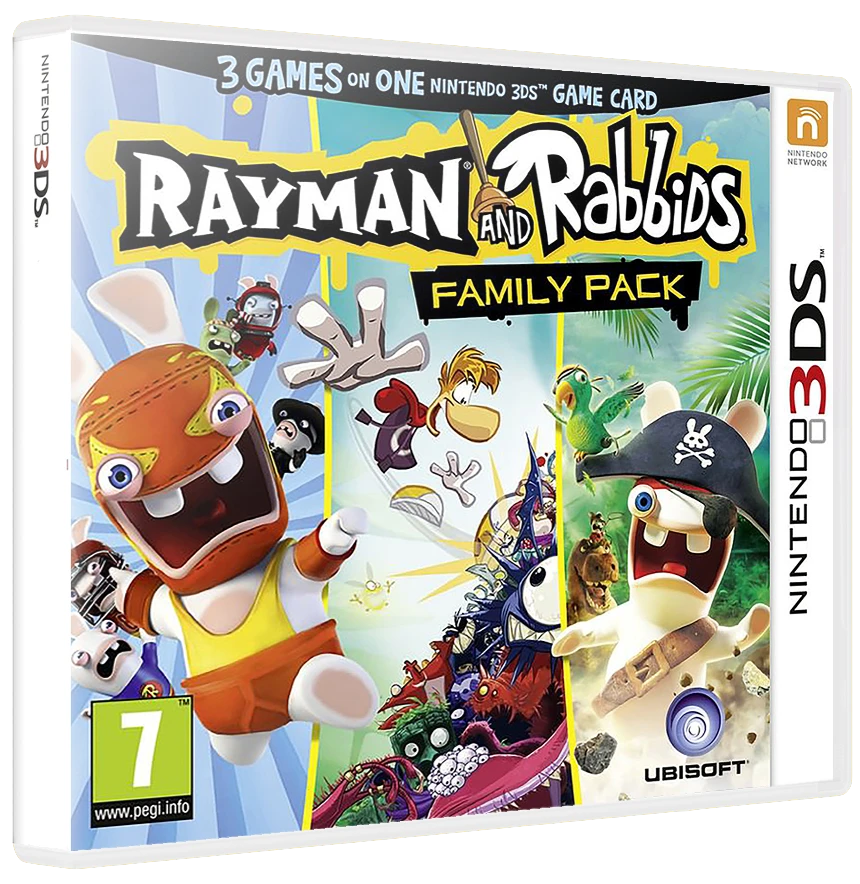 Rayman and Rabbids Family Pack box art