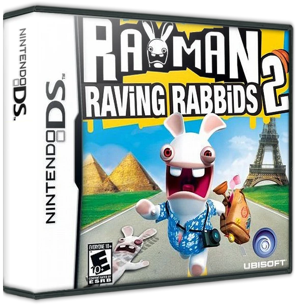 Rayman Raving Rabbids 2 box art