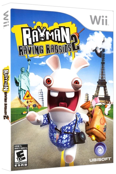 Rayman Raving Rabbids 2 box art