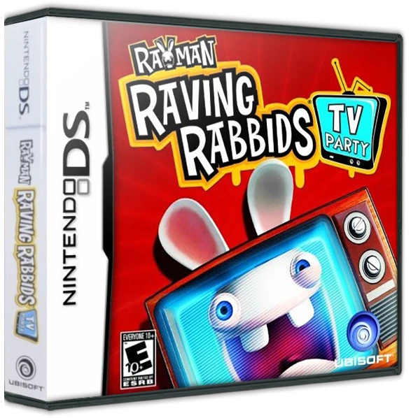 Rayman Raving Rabbids TV Party box art