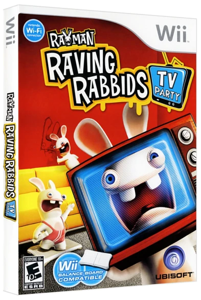 Rayman Raving Rabbids TV Party box art