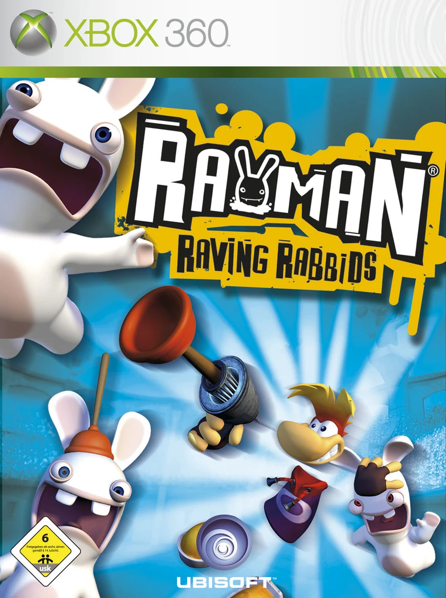 Rayman Raving Rabbids box art