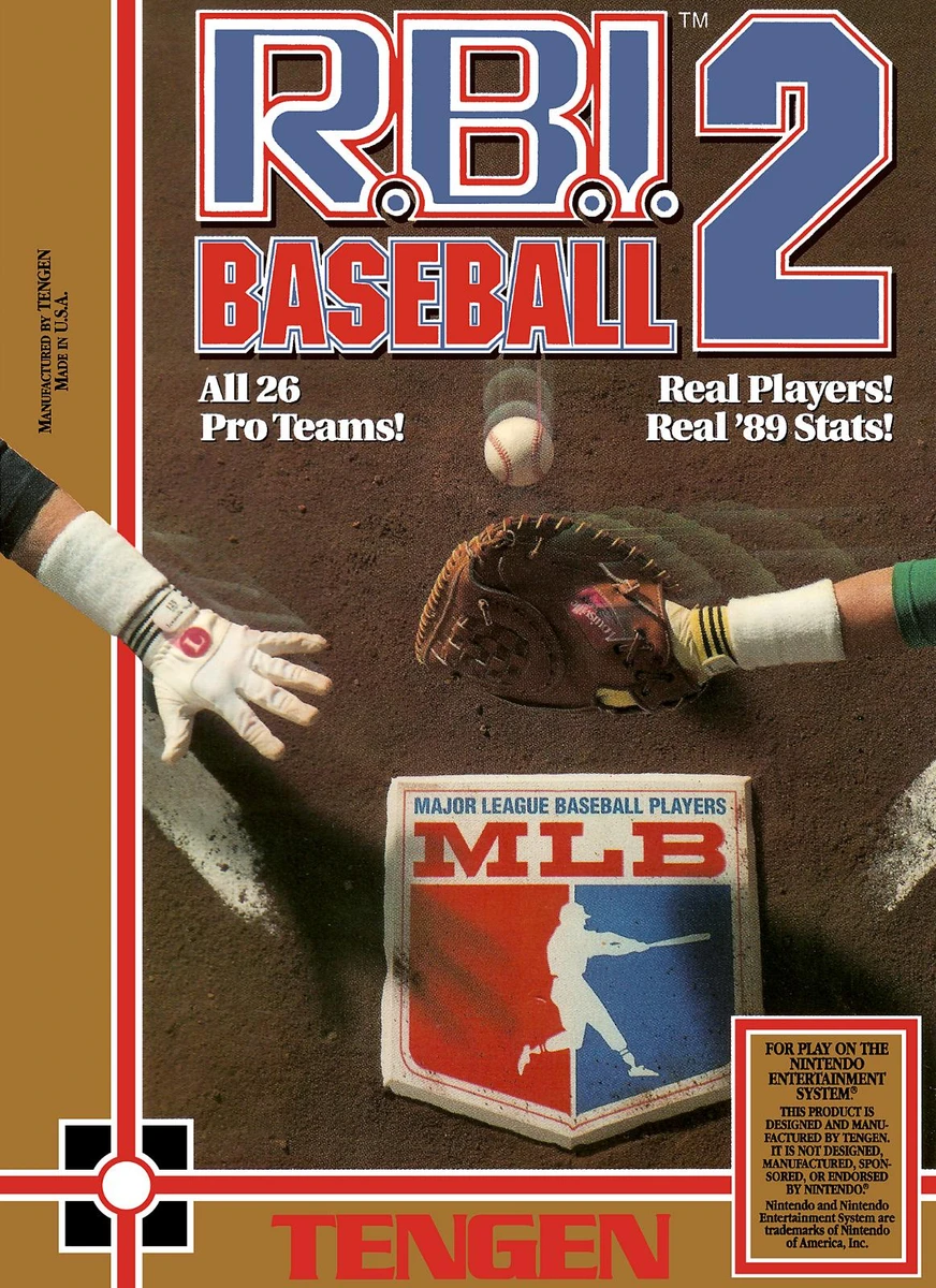 RBI Baseball 2 box art