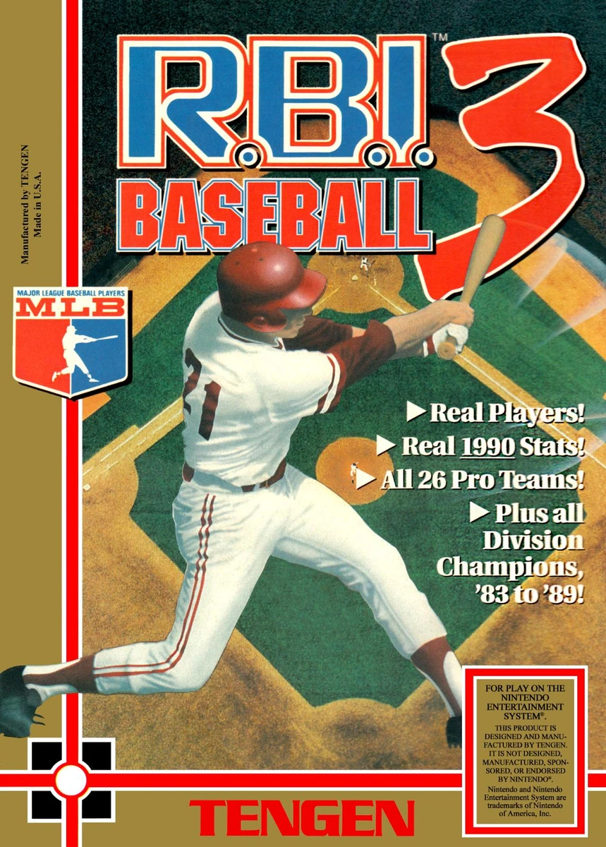 RBI Baseball 3 box art