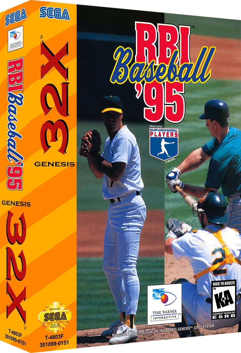 RBI Baseball 95 box art