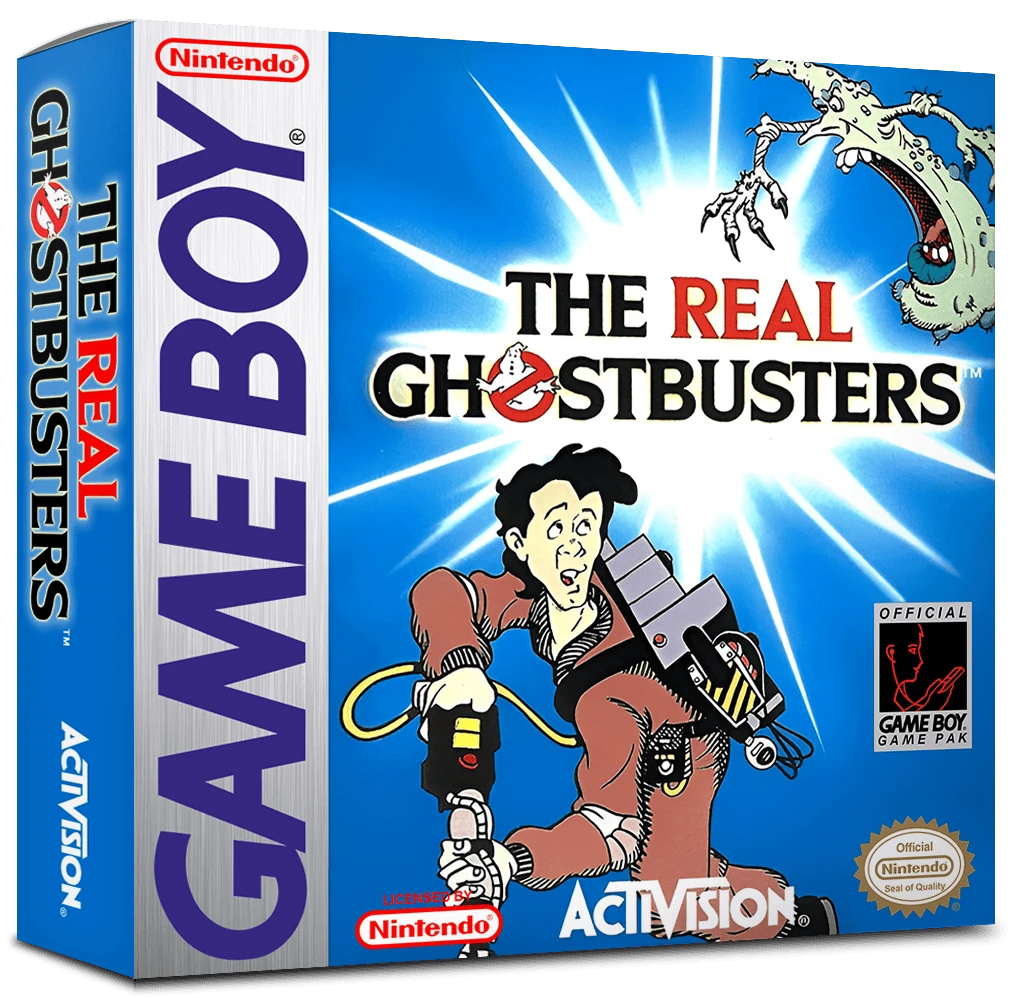 Real Ghostbusters box art