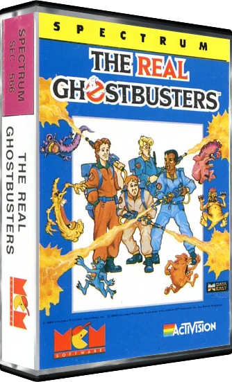 Real Ghostbusters box art