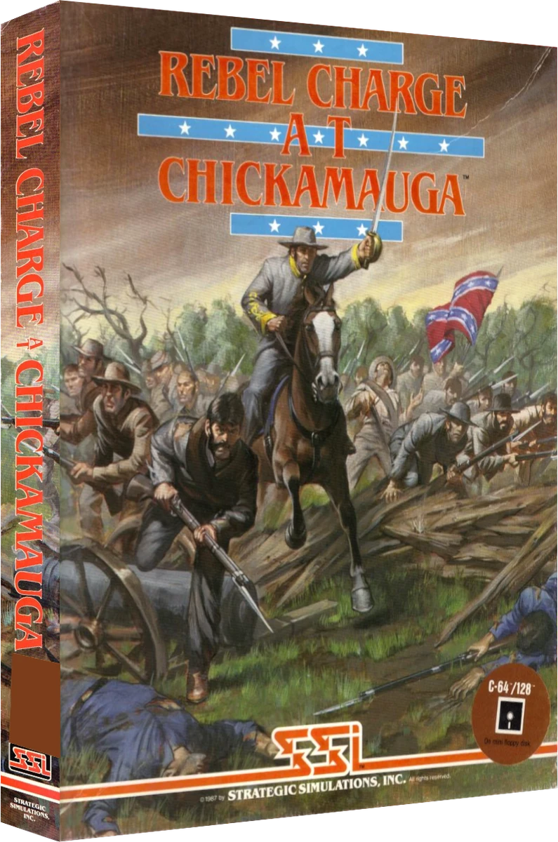 Rebel Charge At Chickamauga box art
