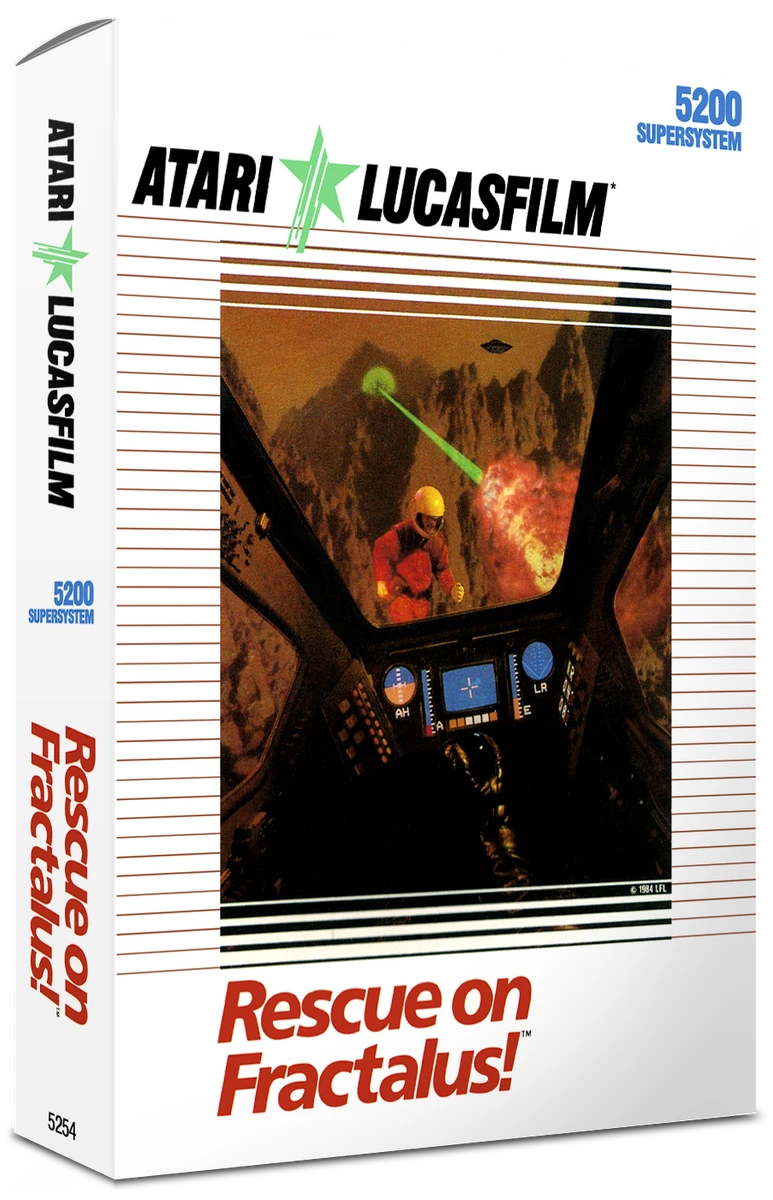 Rescue On Fractalus box art