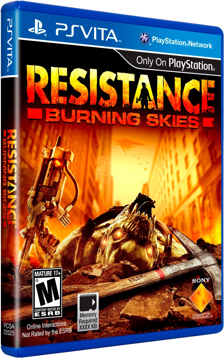 Resistance: Burning Skies [Not For Resale] box art