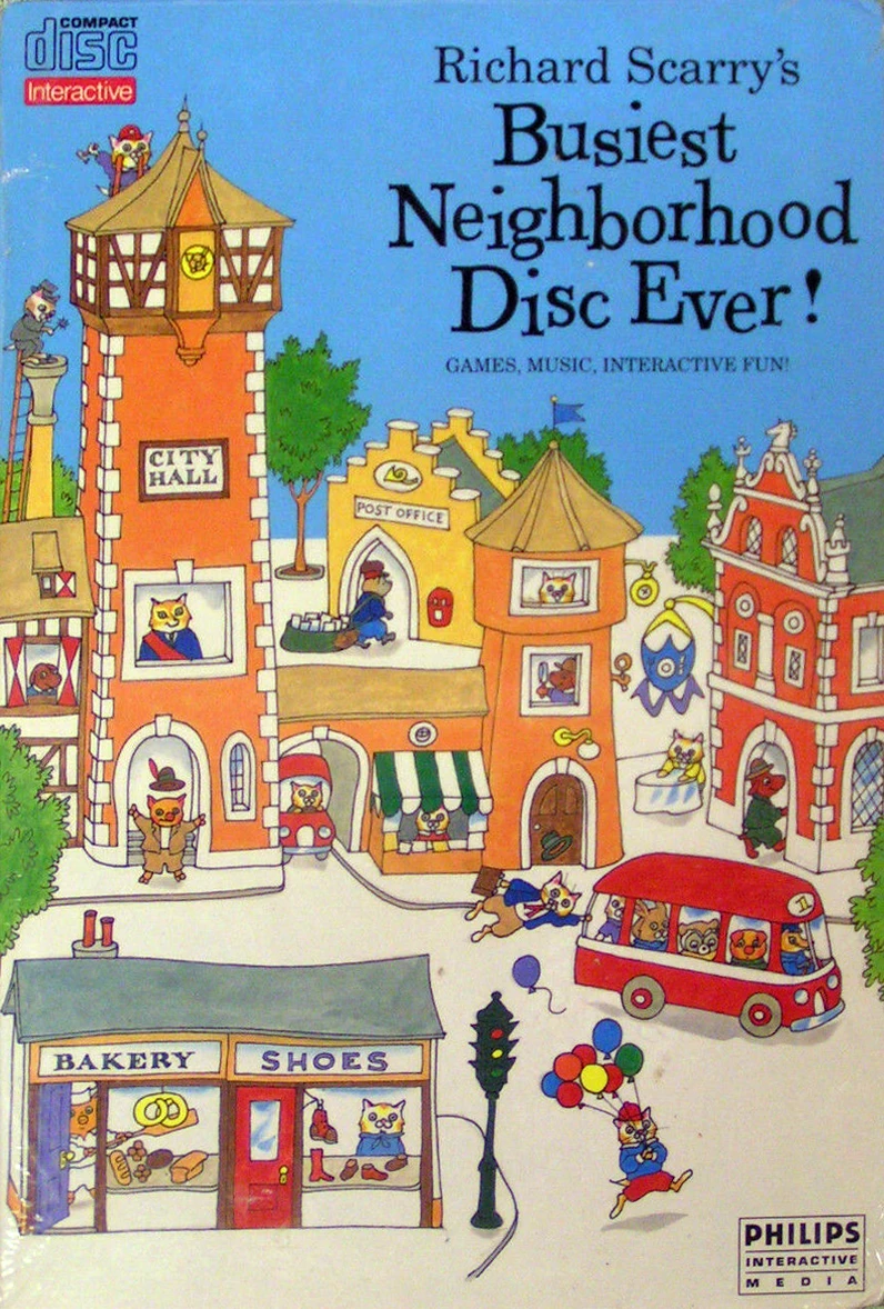 Richard Scarry's Busiest Neighborhood Disc Ever box art
