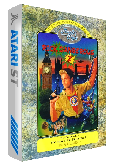 Rick Dangerous 2 box art