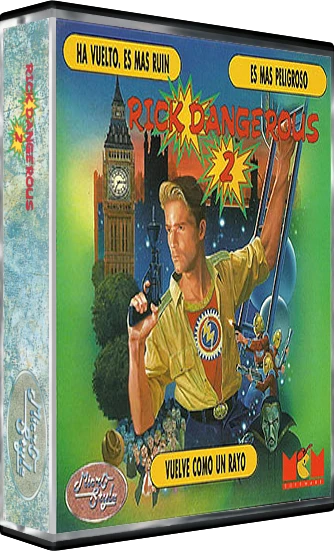 Rick Dangerous 2 box art