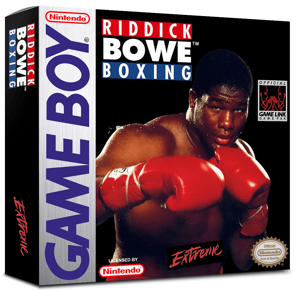 Riddick Bowe Boxing box art