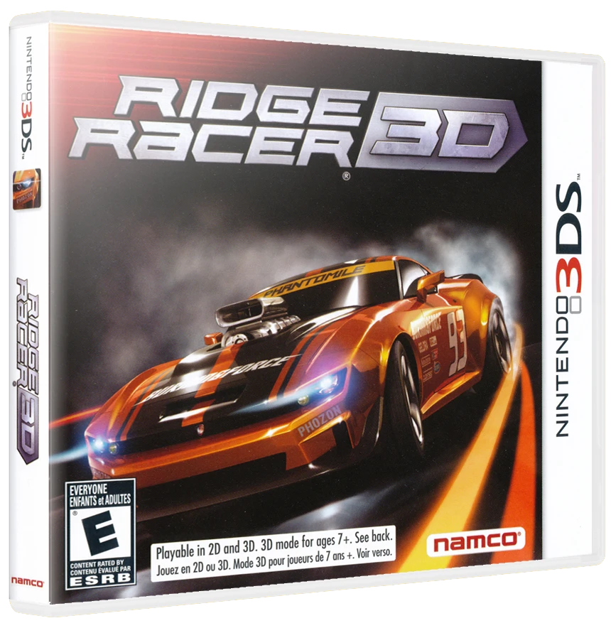 Ridge Racer 3D box art