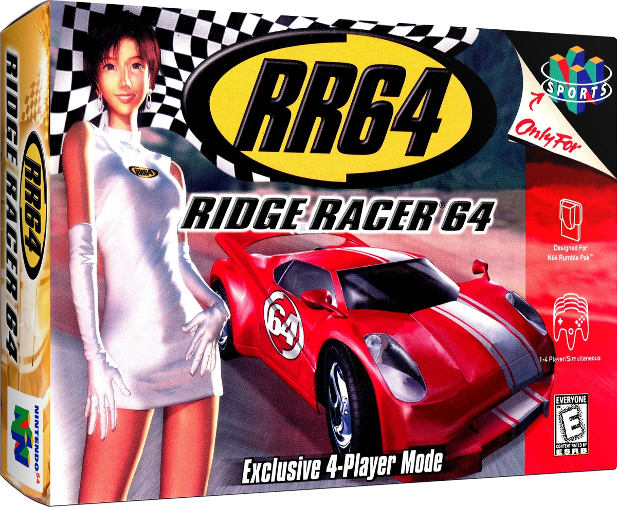 Ridge Racer 64 box art