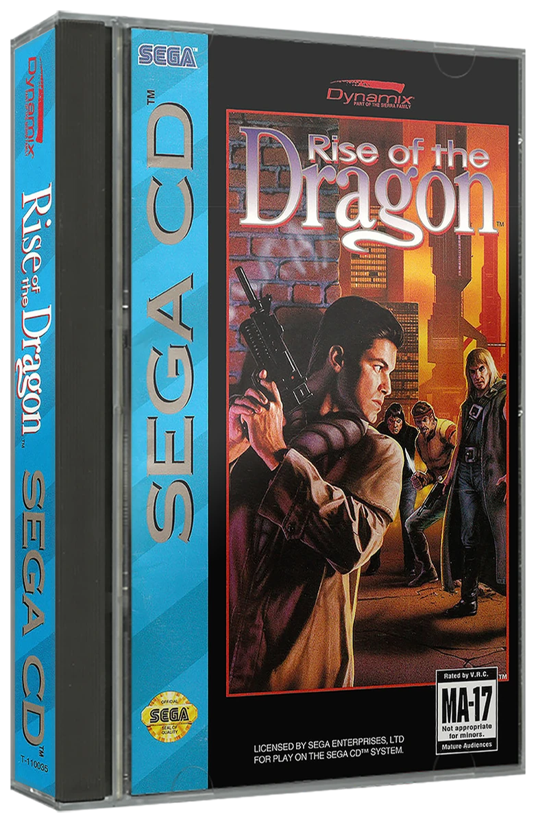 Rise of the Dragon [Cardboard] box art