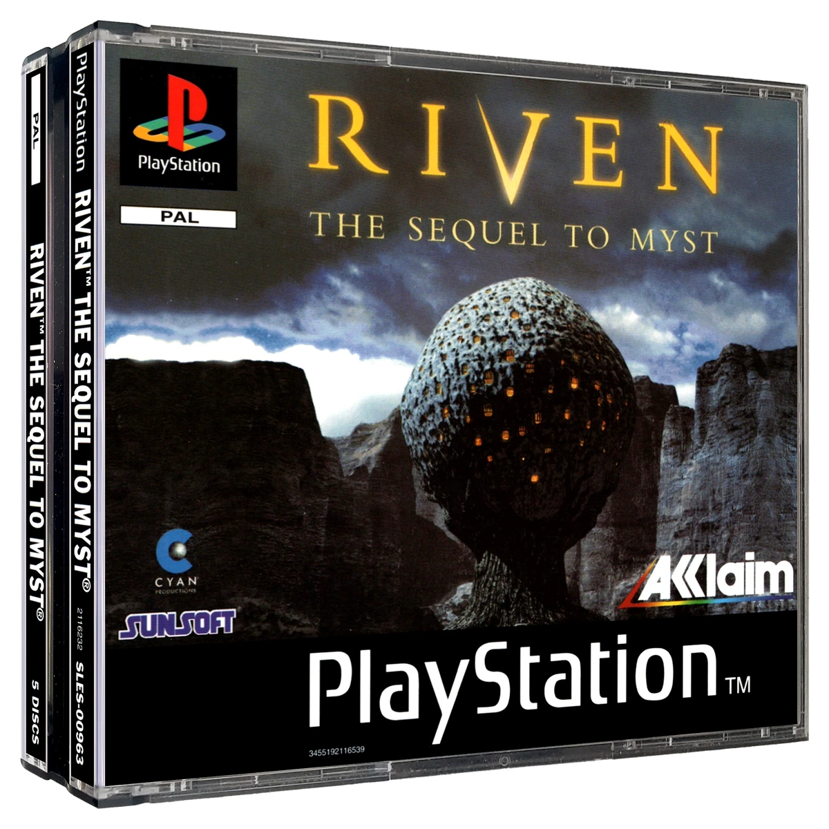 Riven The Sequel to Myst box art