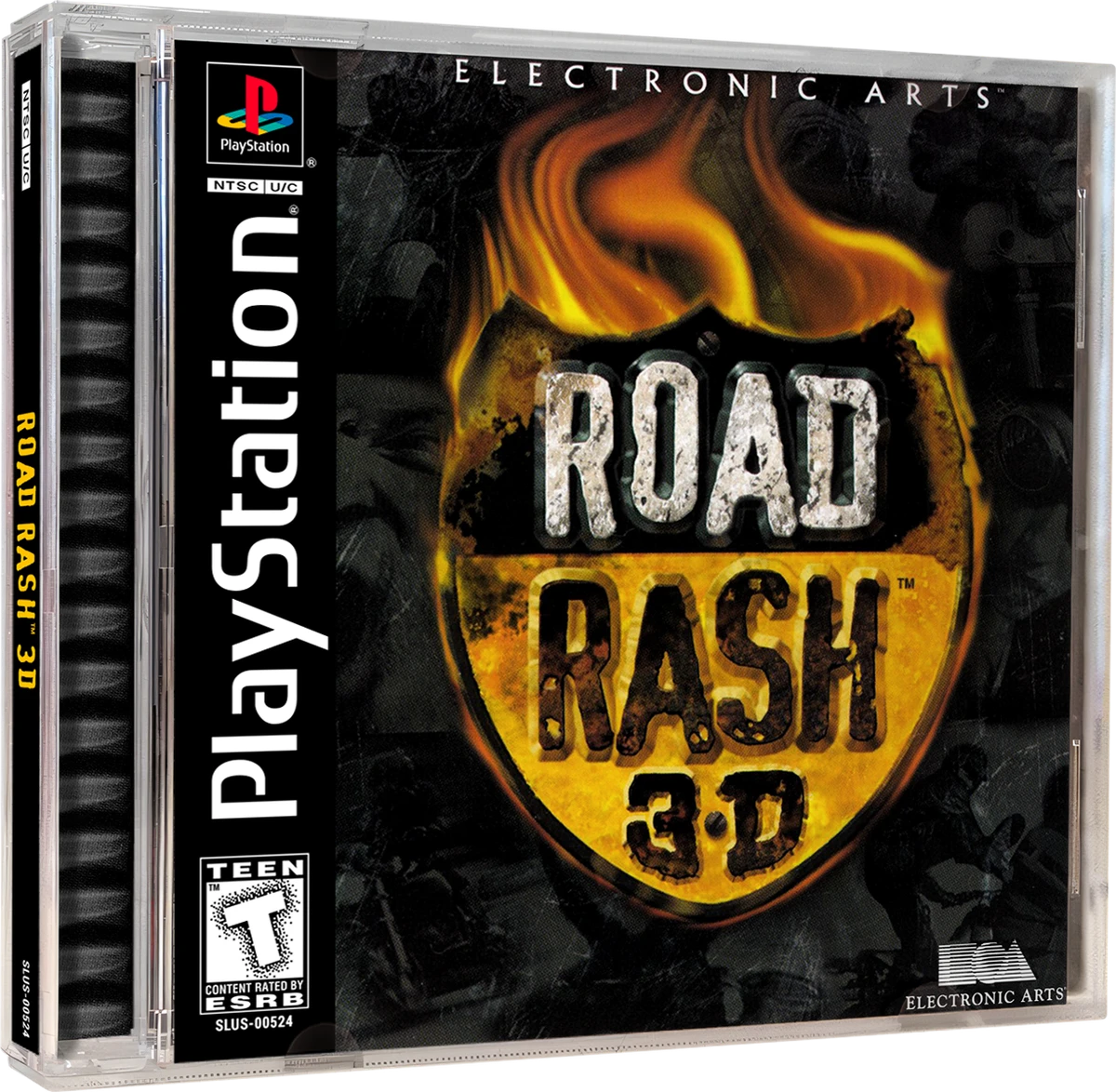 Road Rash 3D box art
